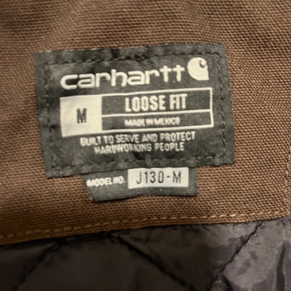 Carharrt Insulated Brown Jacket - Picture 2 of 4